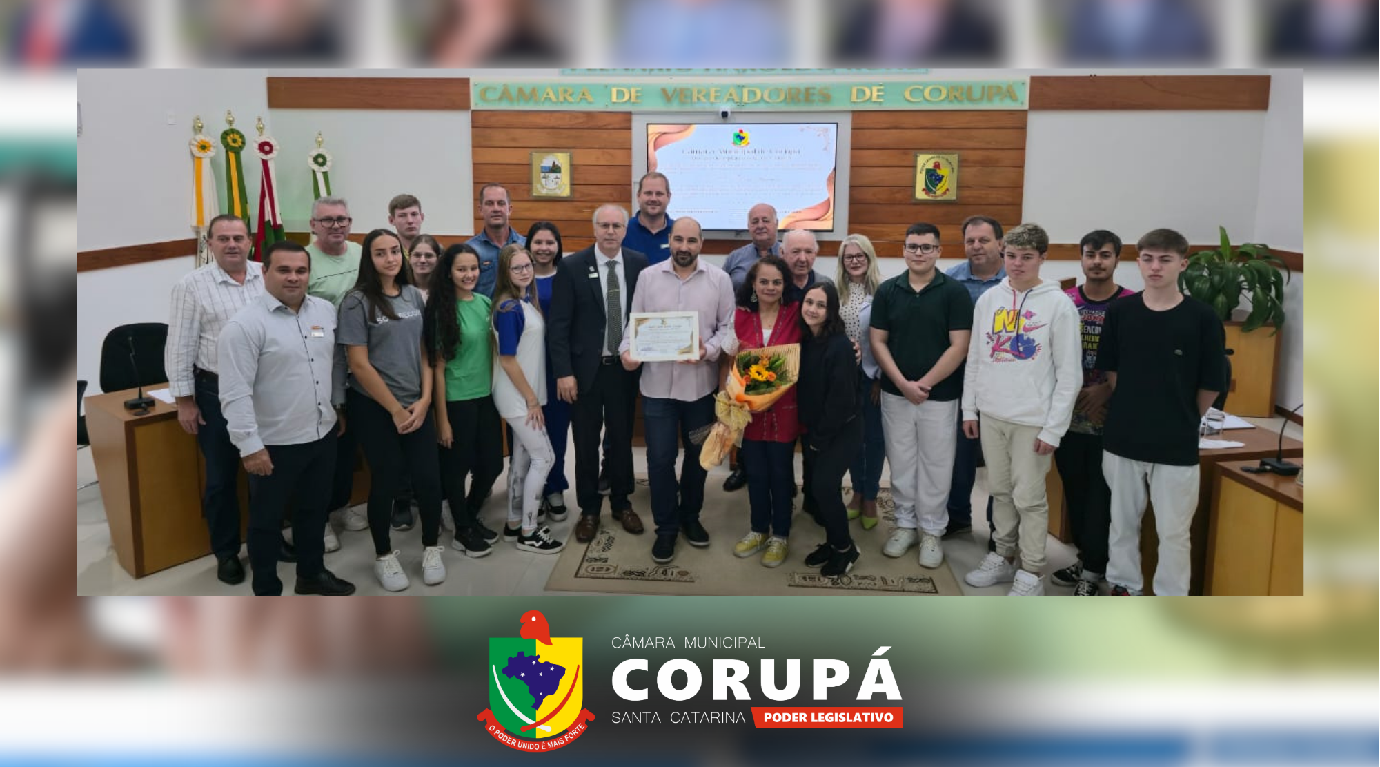 Câmara de Vereadores de Corupá presta homenagem aos 85 anos da Escola Estadual Teresa Ramos