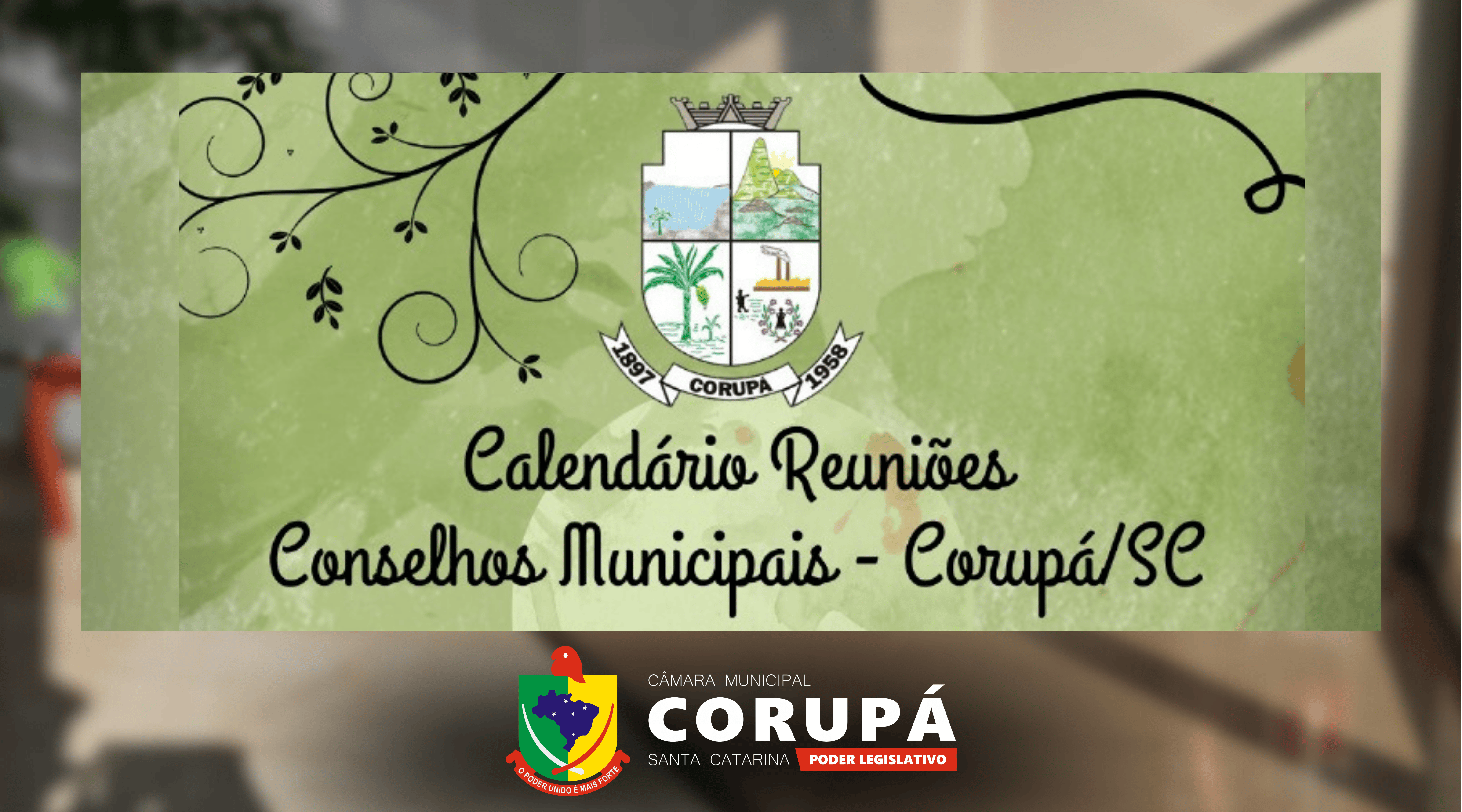 Câmara de Vereadores divulga calendário de reuniões dos Conselhos Municipais de Corupá