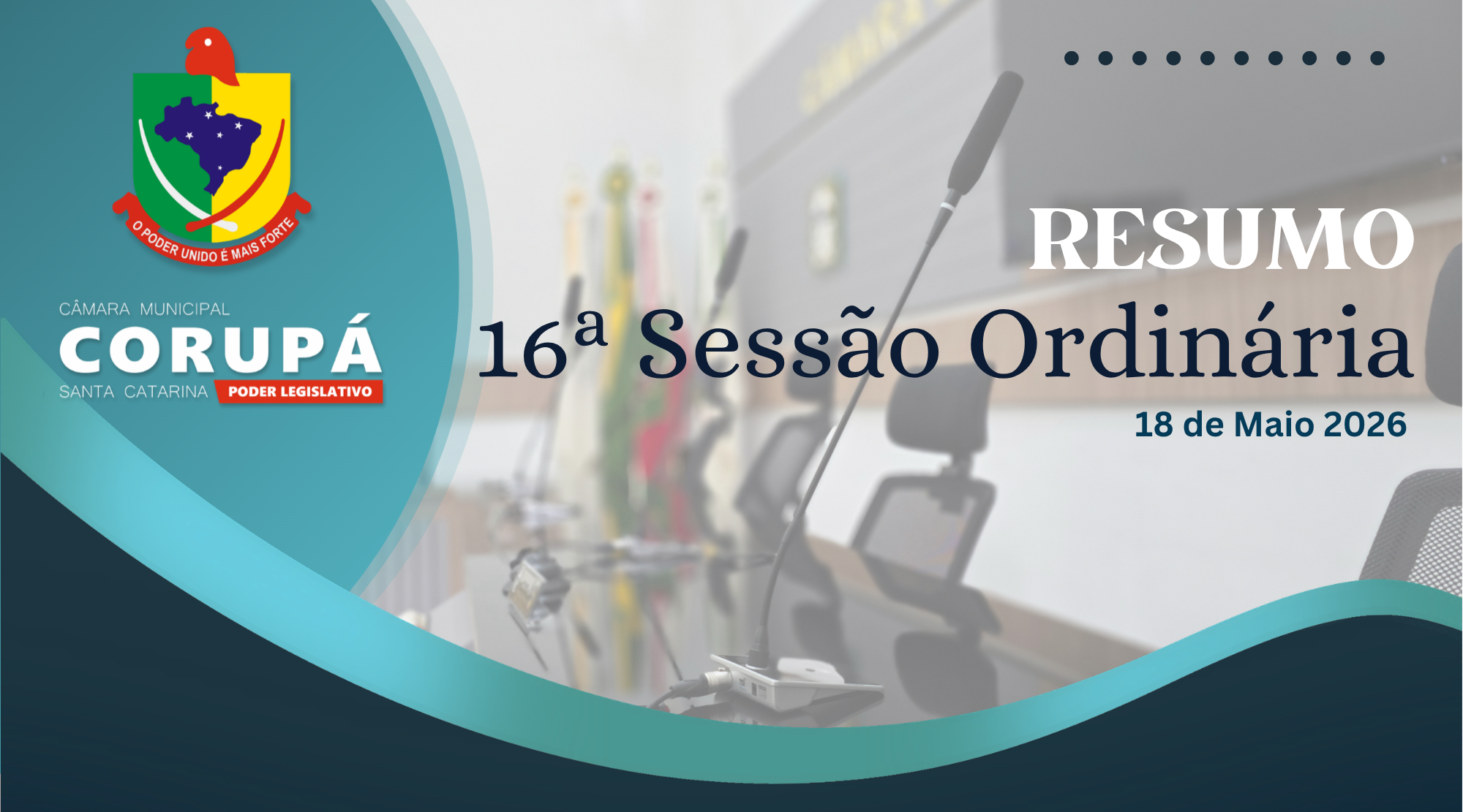 Câmara de Corupá debate saúde, infraestrutura, proteção social e investimentos durante a 16ª Sessão Ordinária