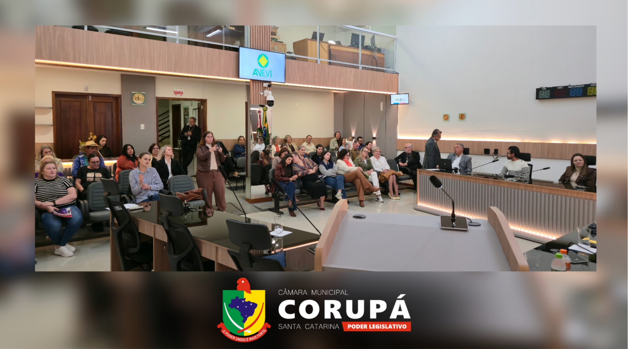 Câmara de Corupá recebe Caravana da Mulher e promove debate sobre protagonismo feminino
