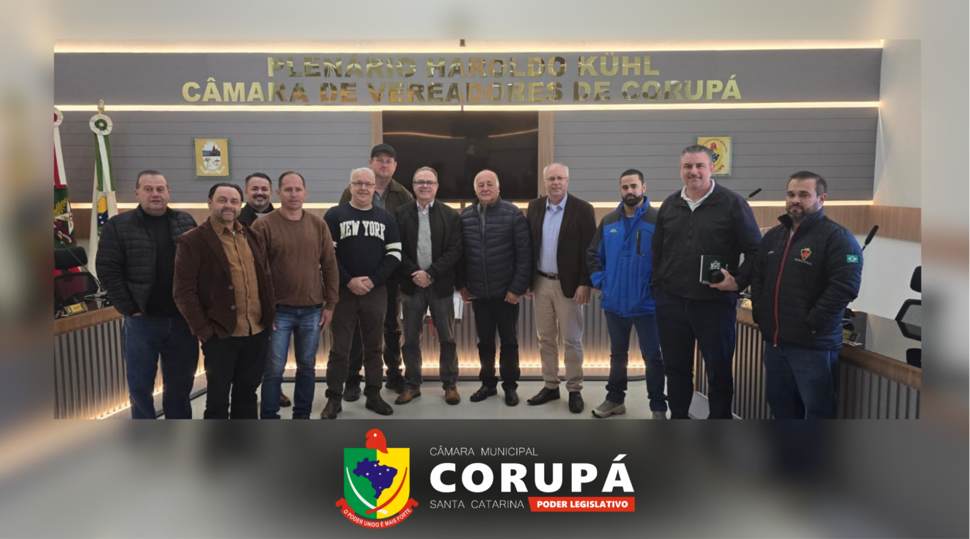 Representantes da comunidade, vereadores e Celesc discutem ações para fortalecer o fornecimento de energia elétrica em Corupá