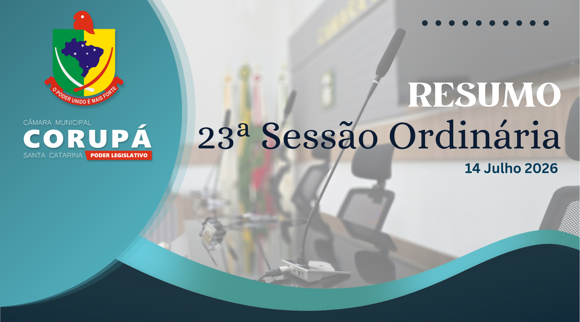 Câmara aprova Refis, regulamentação de cemitérios e denominação de ruas na 23ª Sessão Ordinária